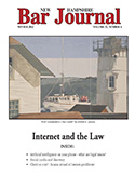 NH Bar Journal - Volume 52, Number 4 - Internet and the Law